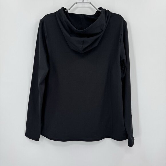 Under Armour Cold Gear Pullover Hoodie Sweatshirt M Women's Black Fleece Lined - Picture 6 of 9